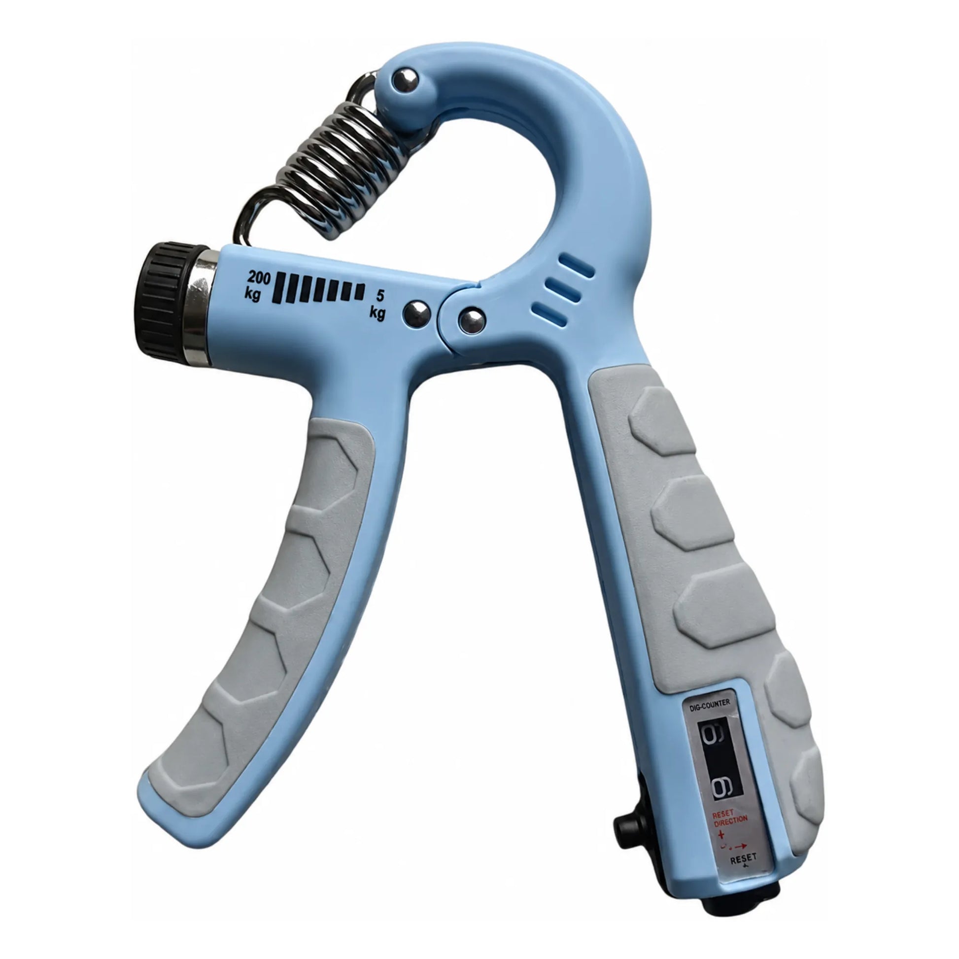Ordovit Hand Gripper 5–200 kg niebieski – widok z przodu
